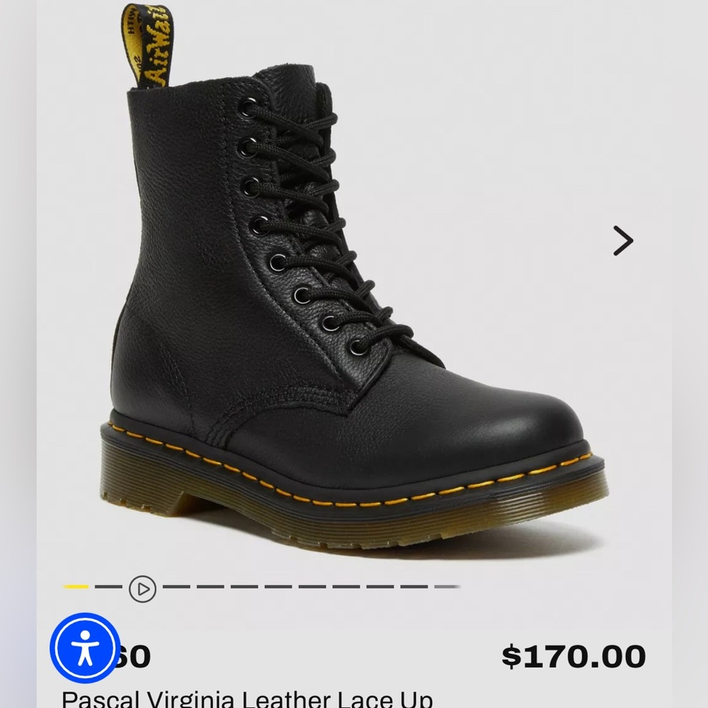 Dr. Martens Black Lace-Up Boots